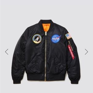NWOT ALPHA INDUSTRIES NASA Bomber